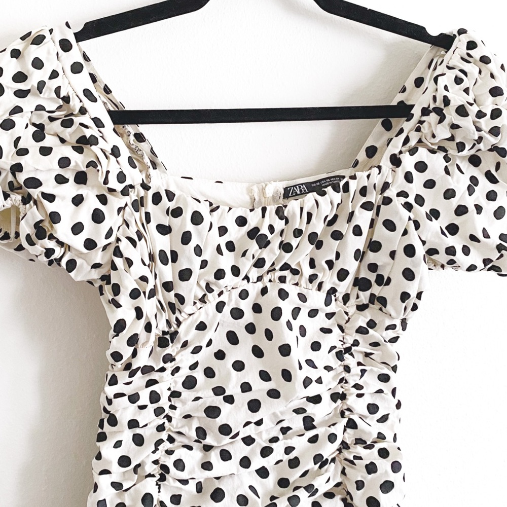 Zara • Ruched Mini Dress - Picture 3 of 3